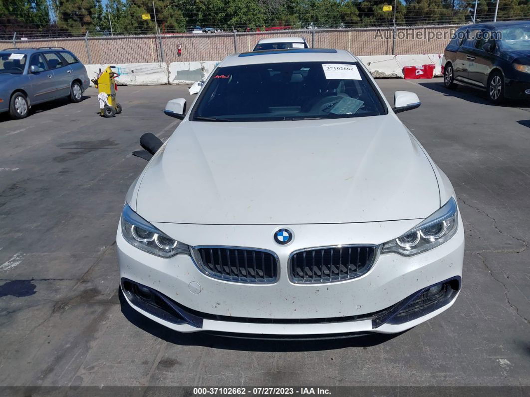 2016 Bmw 428i White vin: WBA3N7C57GK226434