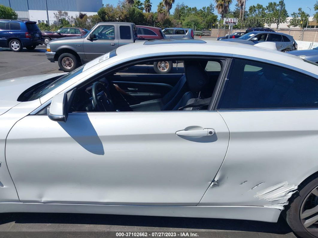 2016 Bmw 428i White vin: WBA3N7C57GK226434