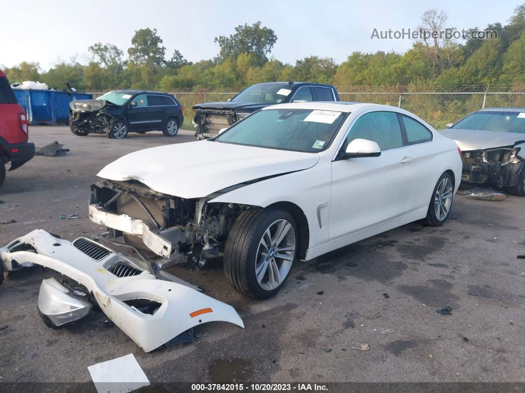 2016 Bmw 4 Series 428i Белый vin: WBA3N7C58GK228158