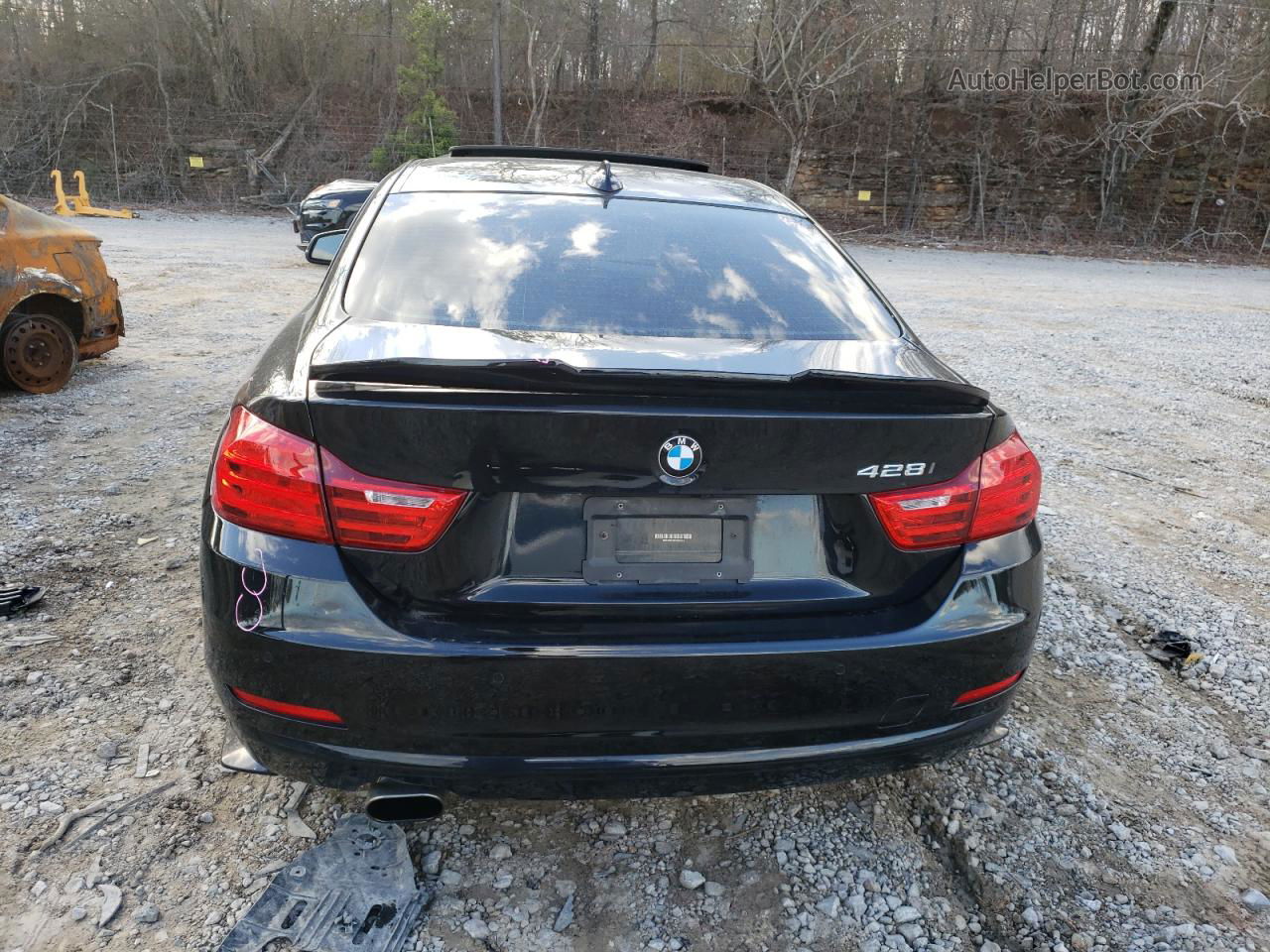 2015 Bmw 428 I Black vin: WBA3N7C59FK224554