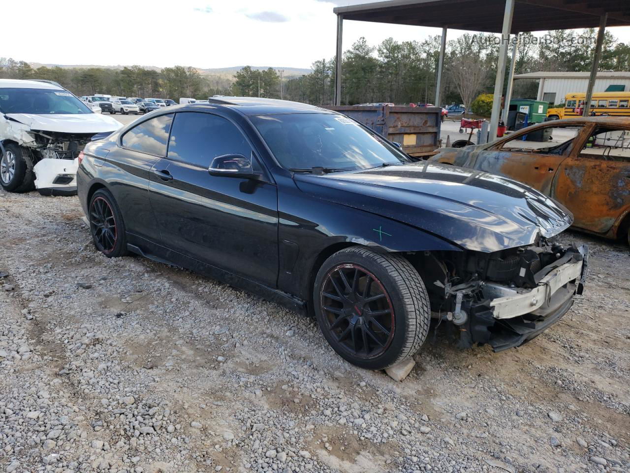 2015 Bmw 428 I Black vin: WBA3N7C59FK224554