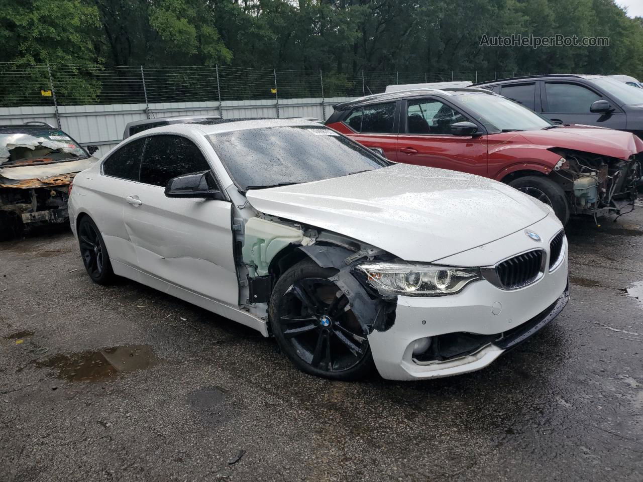 2016 Bmw 428 I White vin: WBA3N7C59GK226435