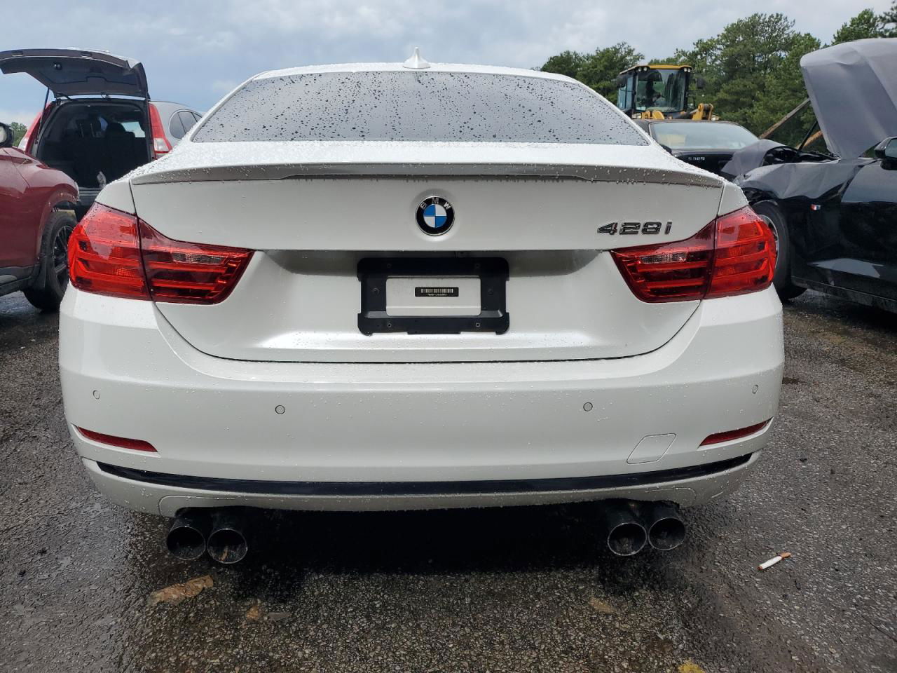 2016 Bmw 428 I White vin: WBA3N7C59GK226435