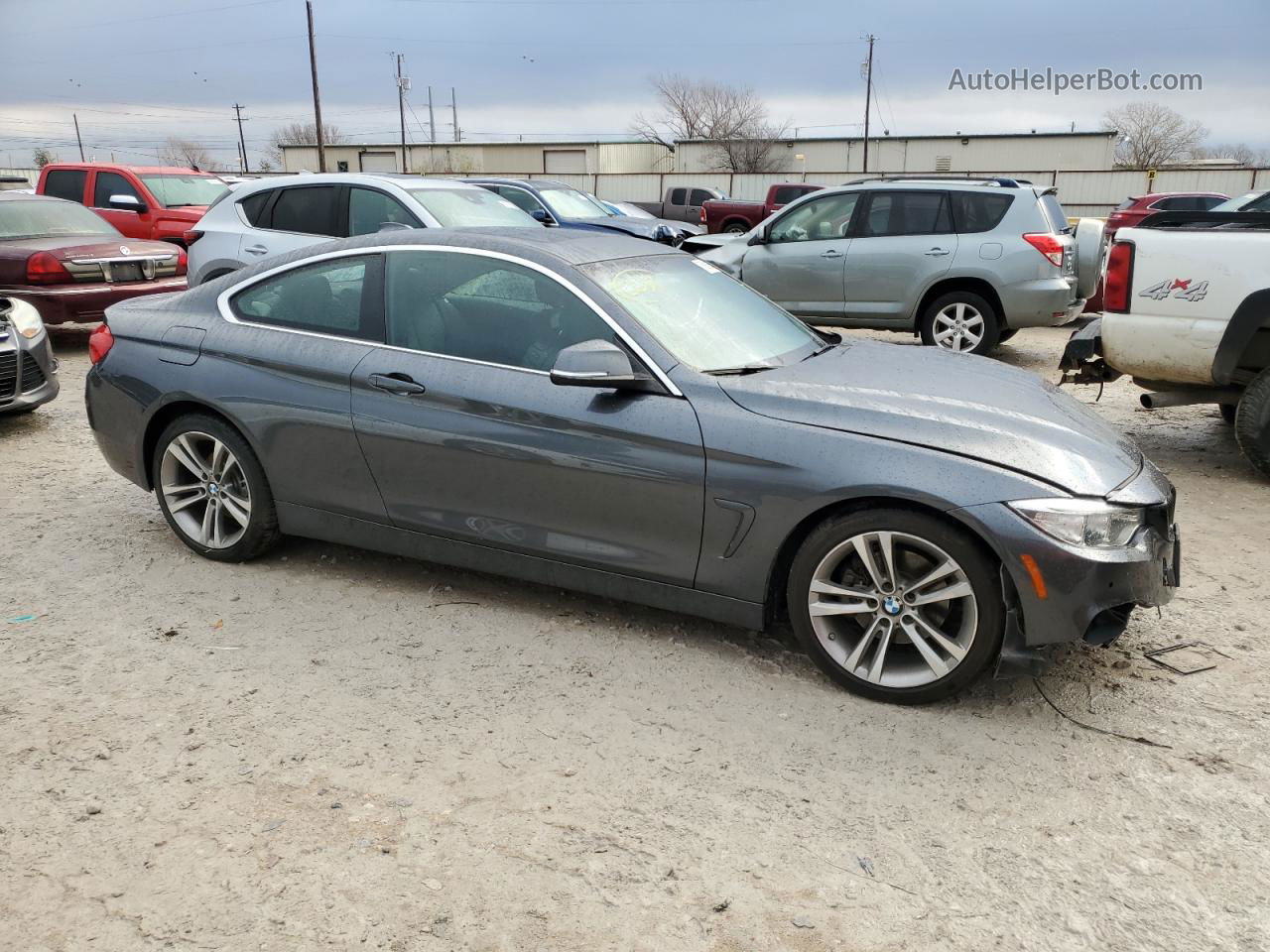 2016 Bmw 428 I Серый vin: WBA3N7C59GK226872