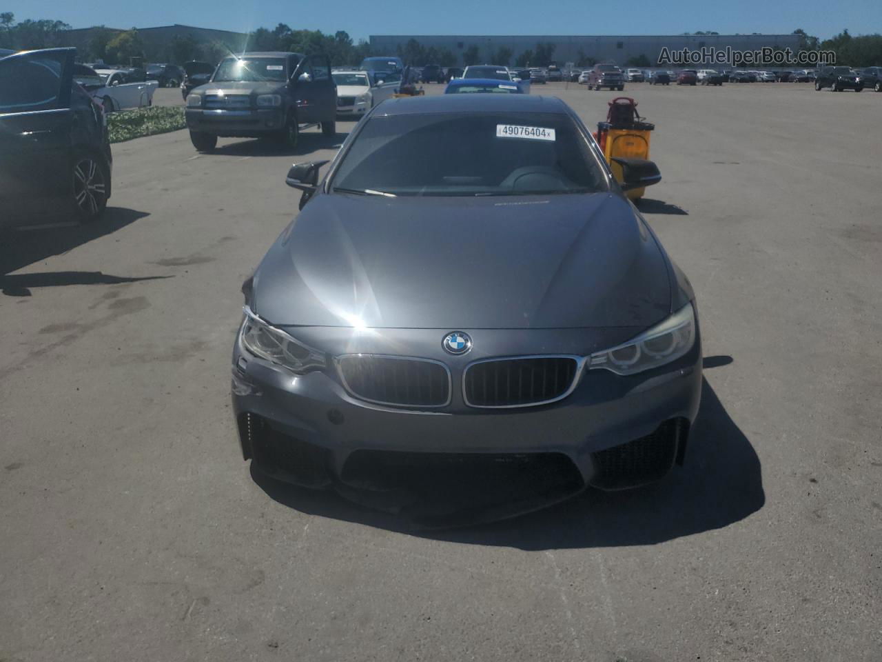 2016 Bmw 428 I Gray vin: WBA3N7C59GK227181