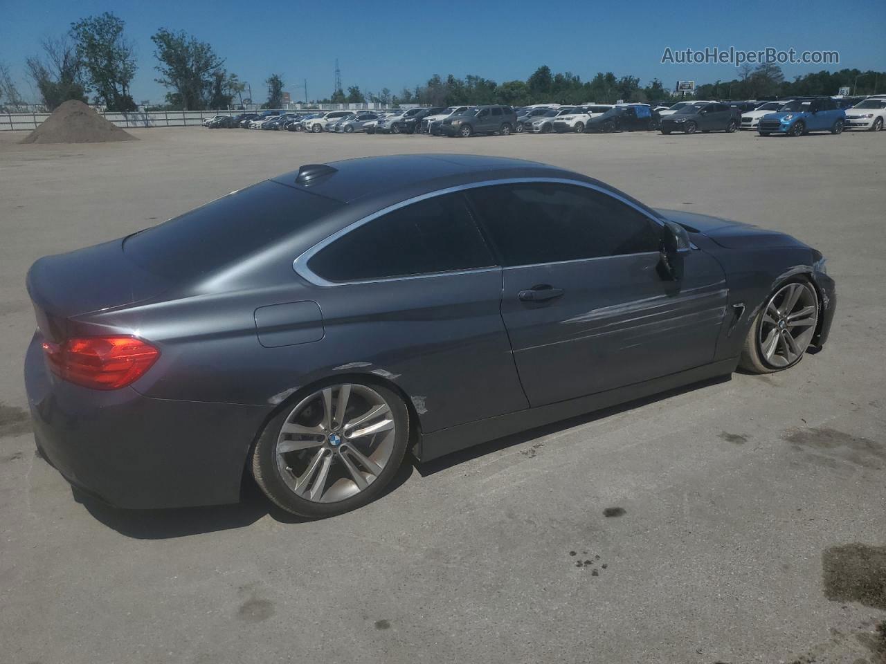 2016 Bmw 428 I Gray vin: WBA3N7C59GK227181