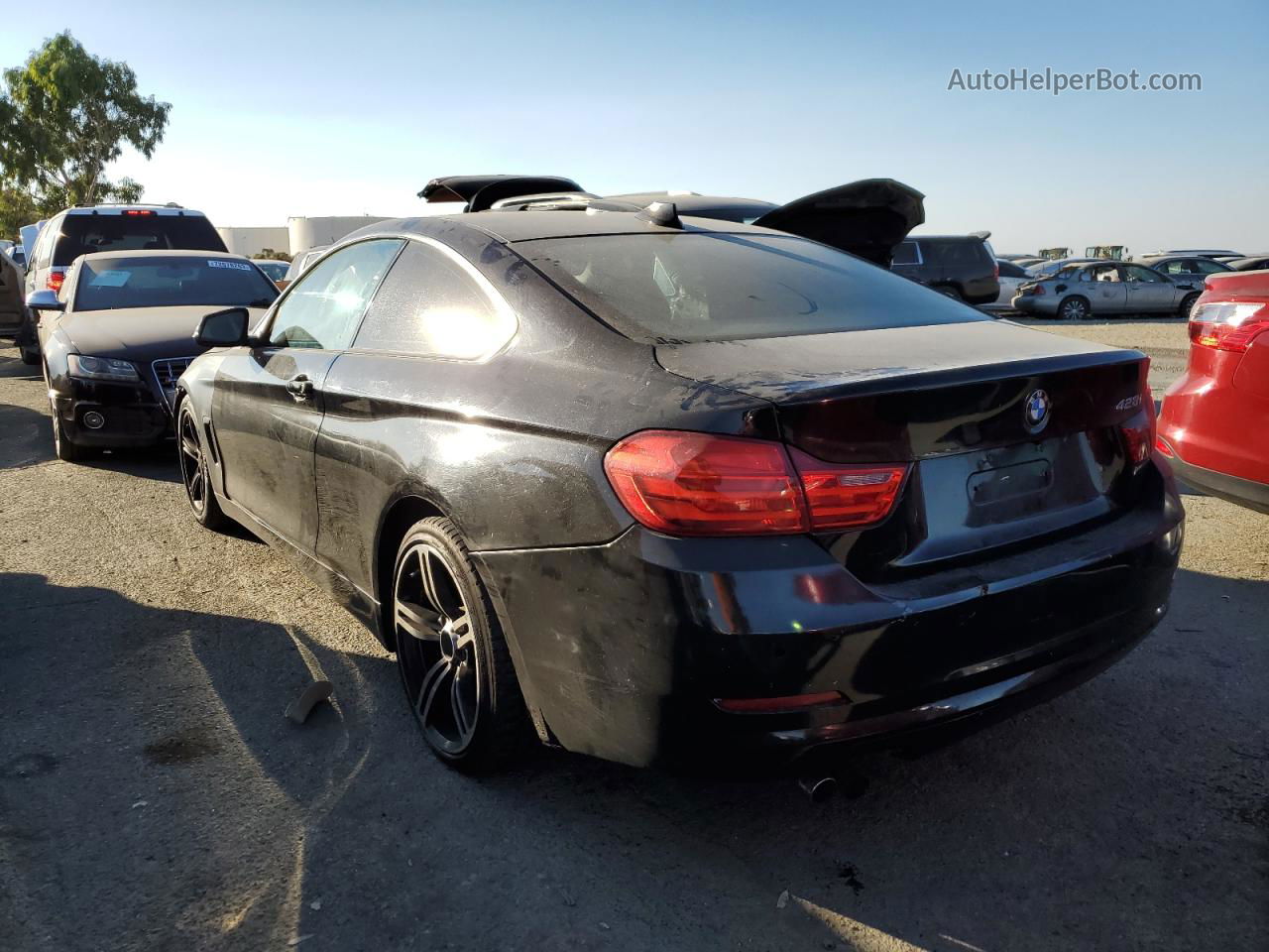 2015 Bmw 428 I Black vin: WBA3N7C5XFK222585