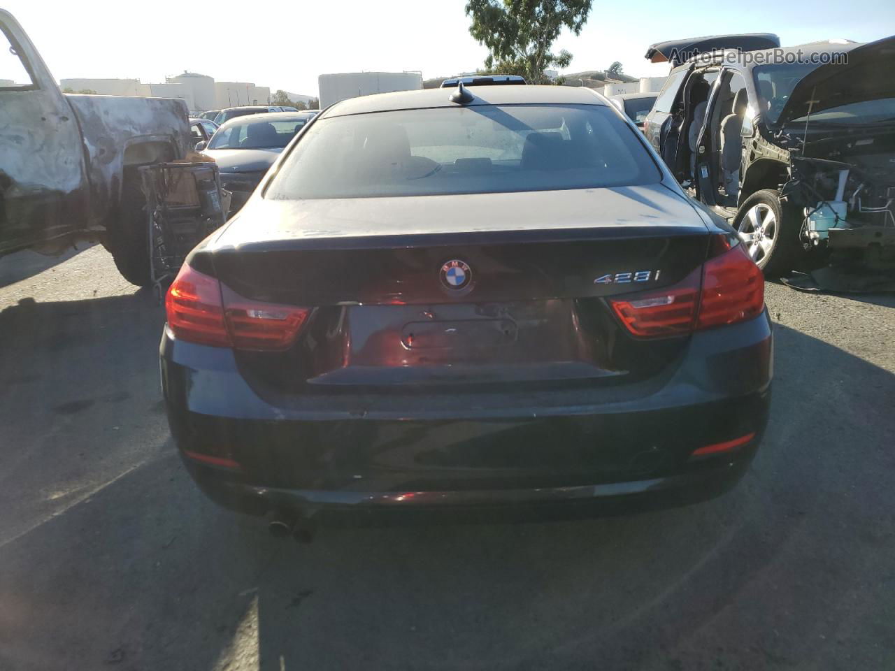 2015 Bmw 428 I Black vin: WBA3N7C5XFK222585