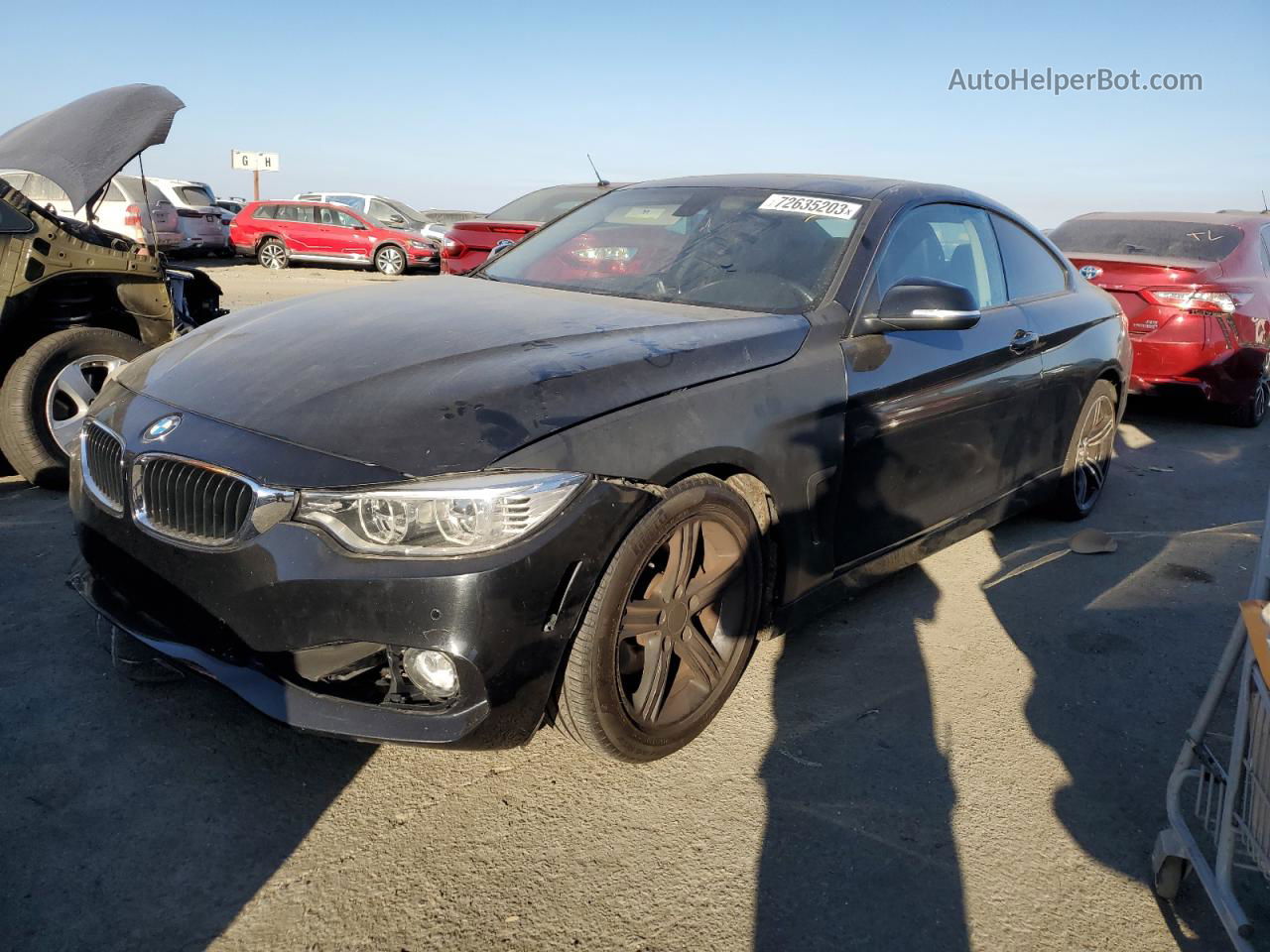 2015 Bmw 428 I Black vin: WBA3N7C5XFK222585