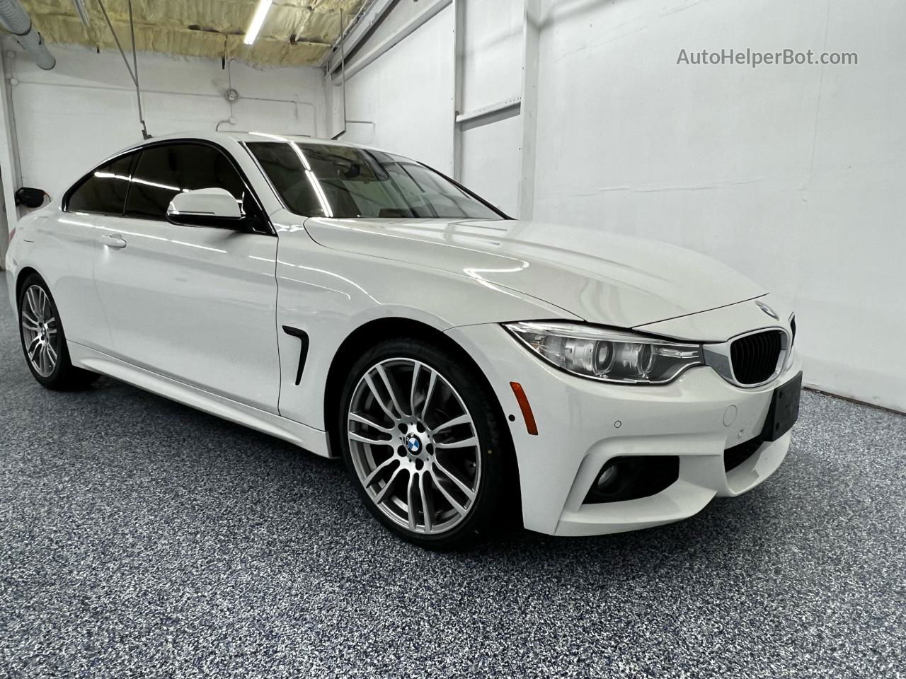 2016 Bmw 428 I White vin: WBA3N7C5XGK227481