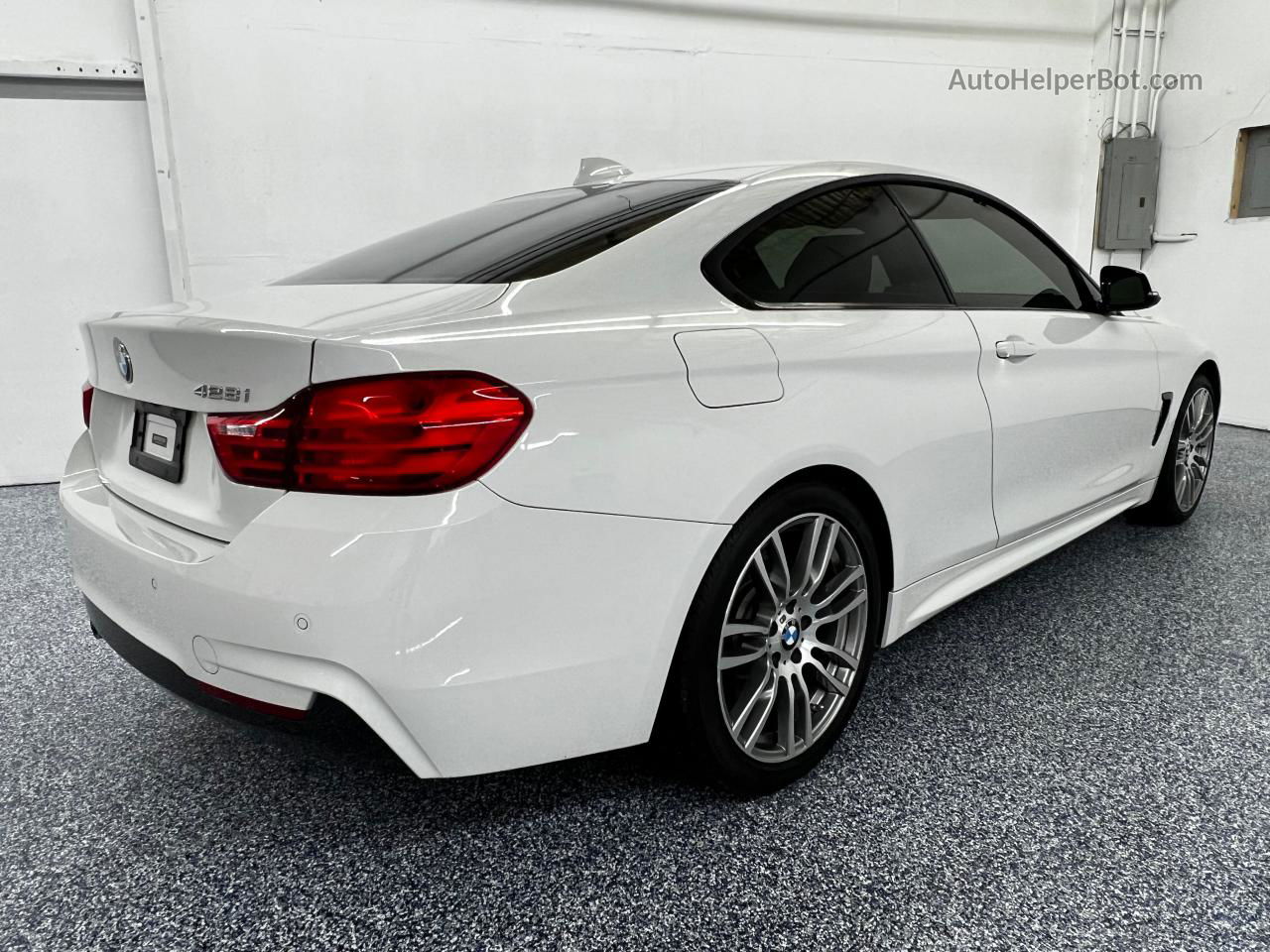 2016 Bmw 428 I White vin: WBA3N7C5XGK227481