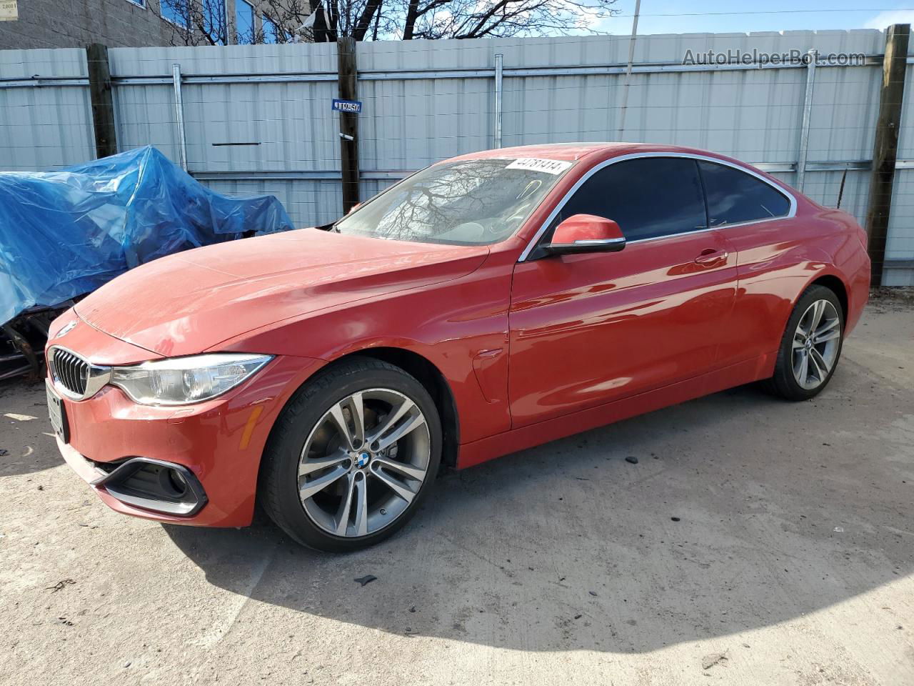 2016 Bmw 428 Xi Red vin: WBA3N9C51GK250546