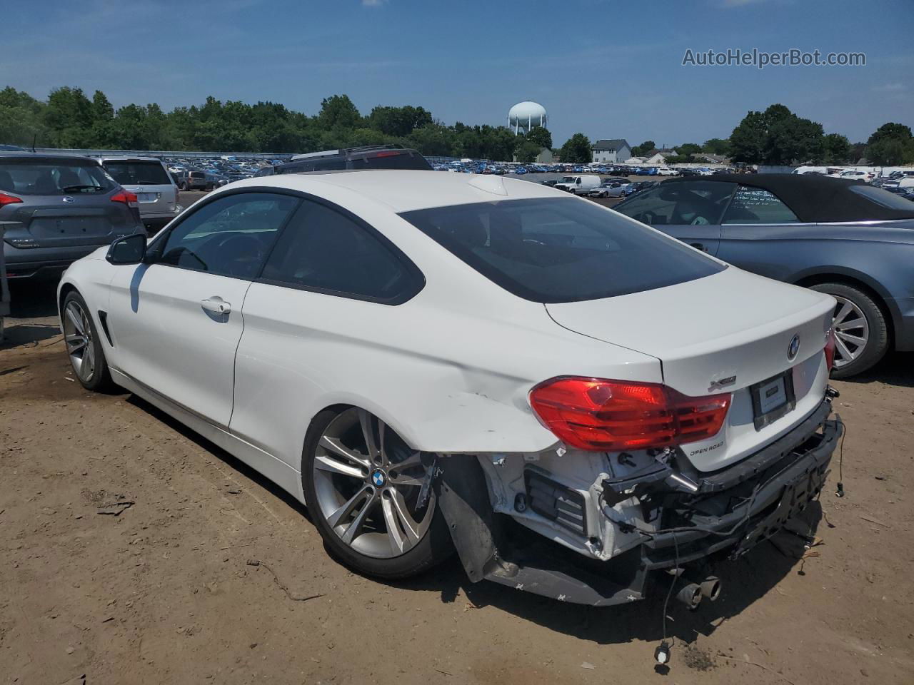 2015 Bmw 428 Xi White vin: WBA3N9C52FK246231