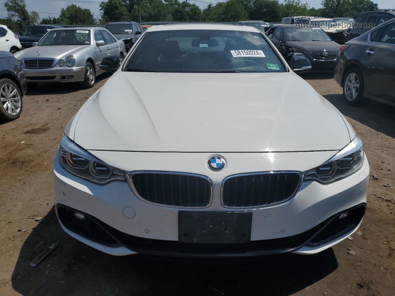 2015 Bmw 428 Xi White vin: WBA3N9C52FK246231