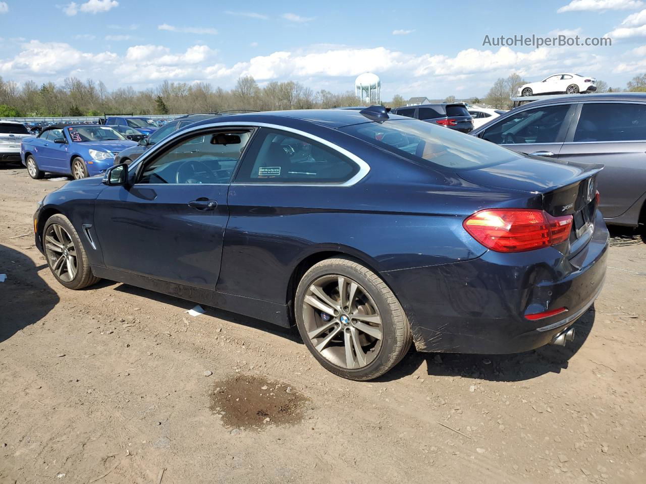 2015 Bmw 428 Xi Blue vin: WBA3N9C52FK247394