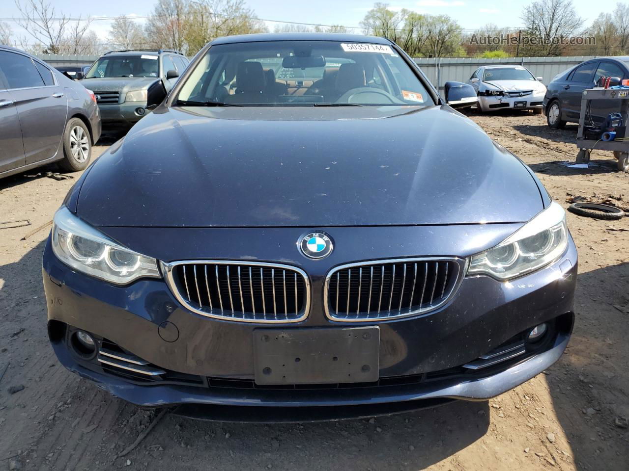 2015 Bmw 428 Xi Blue vin: WBA3N9C52FK247394