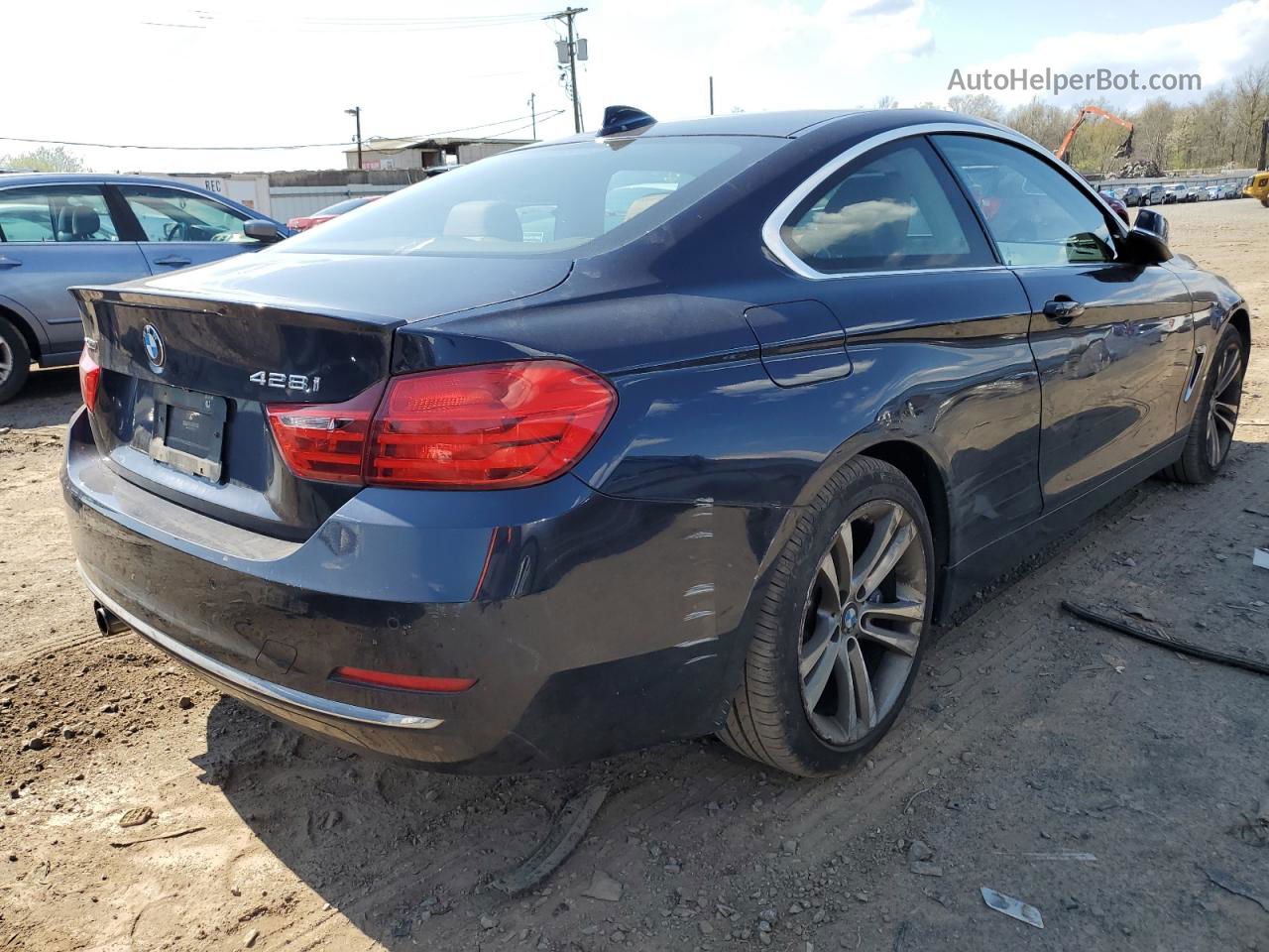 2015 Bmw 428 Xi Blue vin: WBA3N9C52FK247394