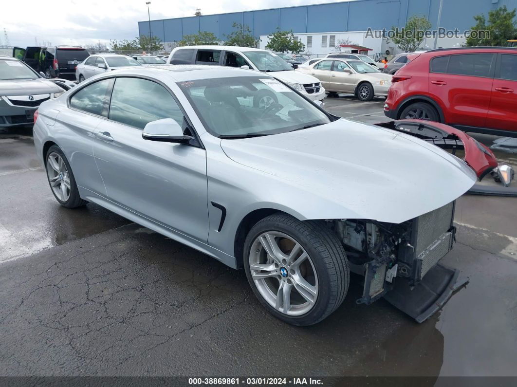 2016 Bmw 428i Xdrive Silver vin: WBA3N9C52GK250121