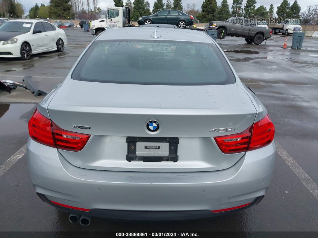 2016 Bmw 428i Xdrive Silver vin: WBA3N9C52GK250121