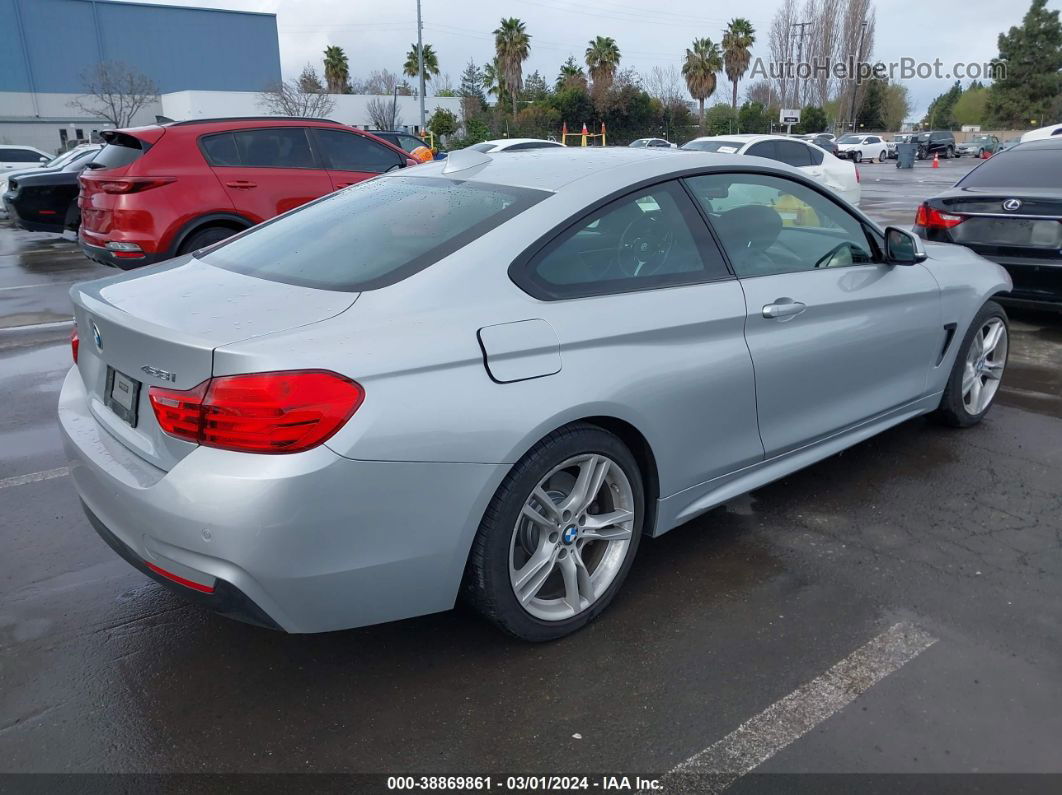 2016 Bmw 428i Xdrive Silver vin: WBA3N9C52GK250121