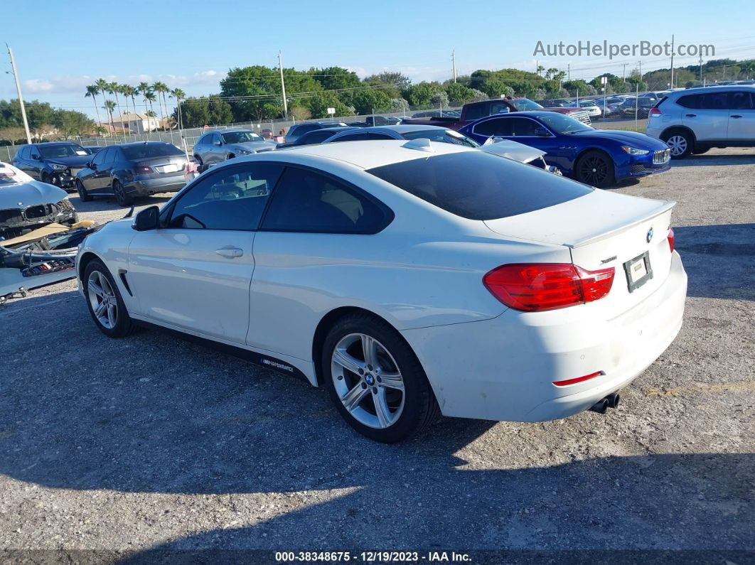 2015 Bmw 428i Xdrive White vin: WBA3N9C53FK247257