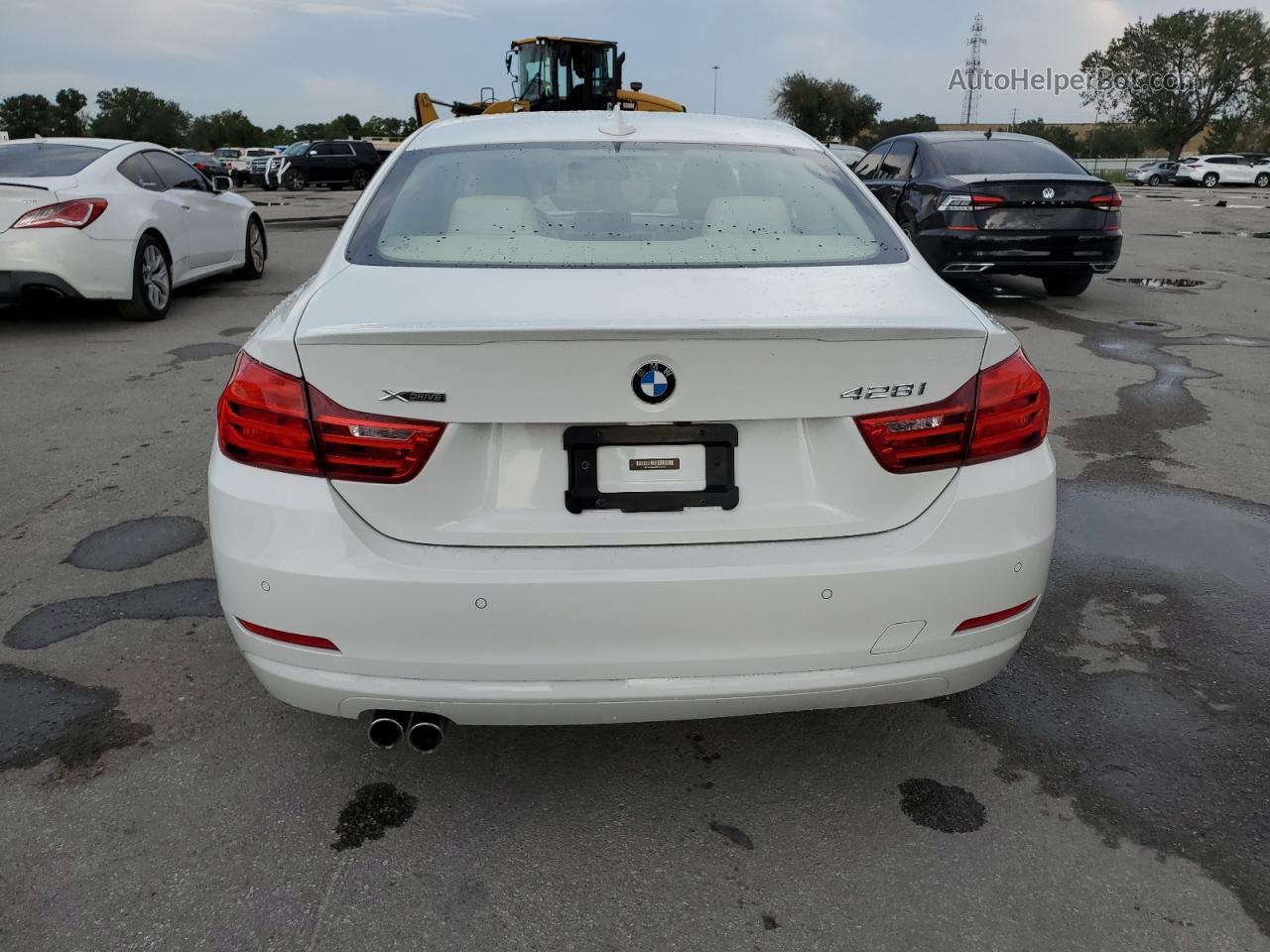 2015 Bmw 428 Xi White vin: WBA3N9C53FK247727