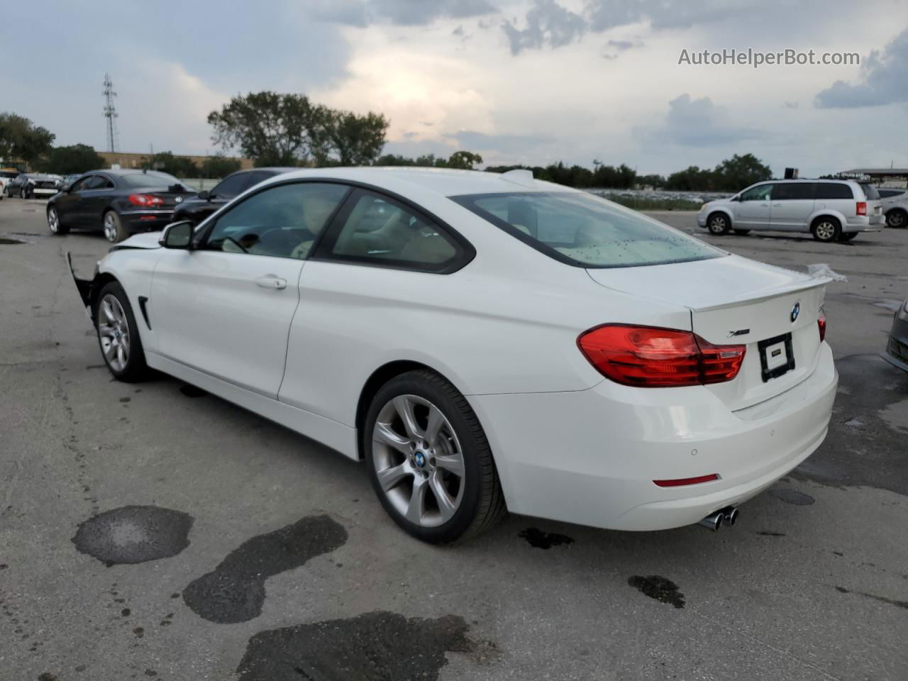 2015 Bmw 428 Xi Белый vin: WBA3N9C53FK247727