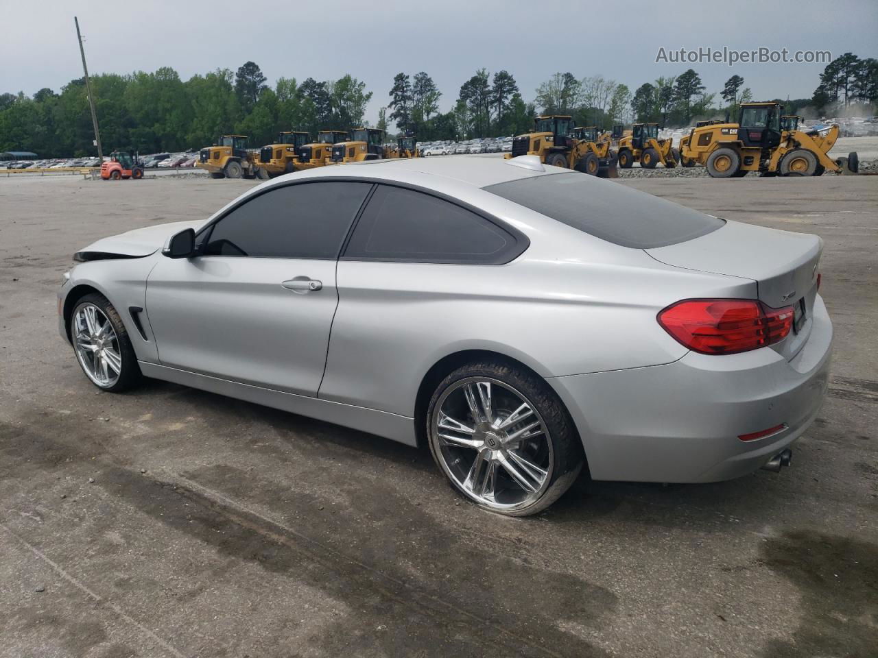 2015 Bmw 428 Xi Silver vin: WBA3N9C54FK246960