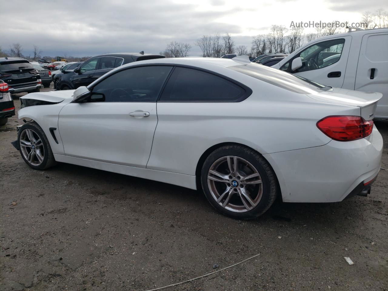 2015 Bmw 428 Xi White vin: WBA3N9C54FK247350