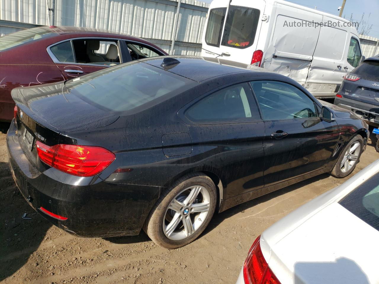 2015 Bmw 428 Xi Black vin: WBA3N9C54FK247669