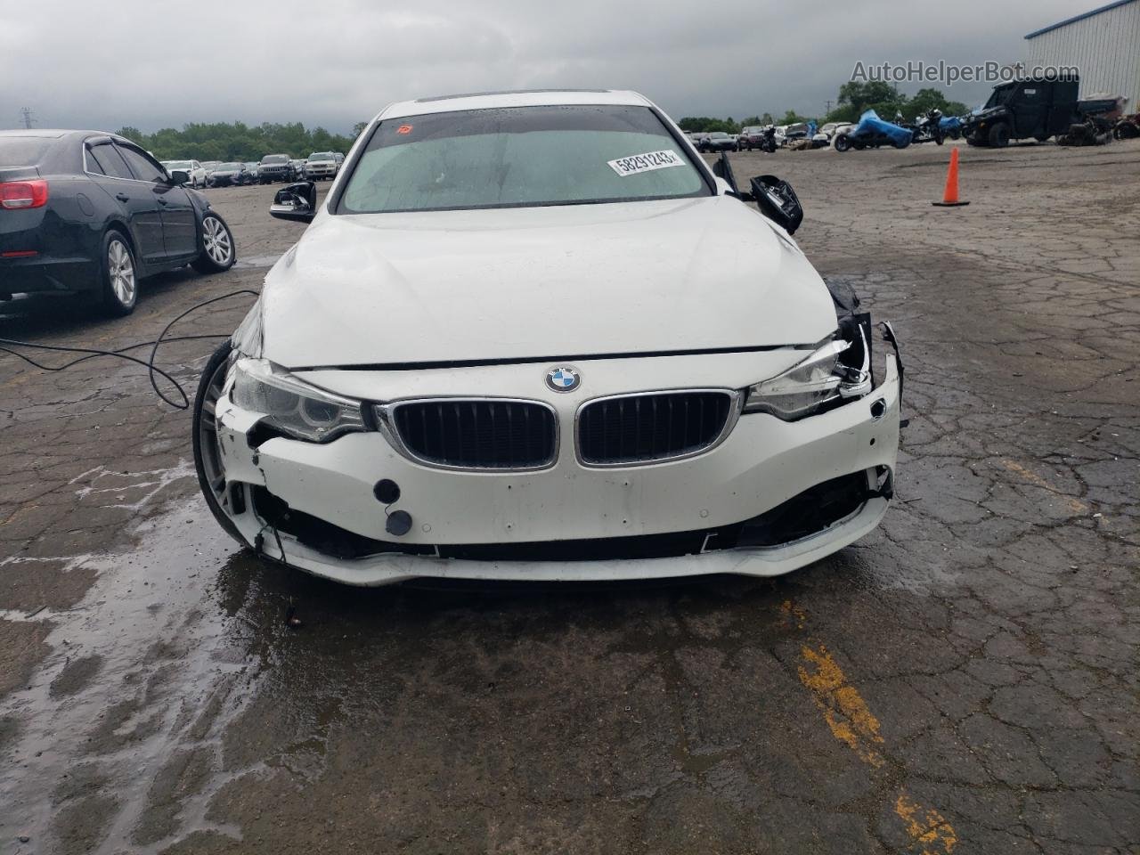 2016 Bmw 428 Xi White vin: WBA3N9C54GK248922