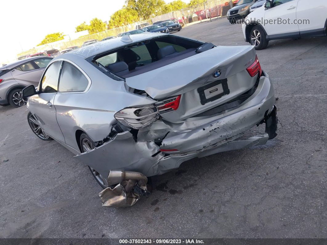 2016 Bmw 428i Xdrive Silver vin: WBA3N9C54GK249648