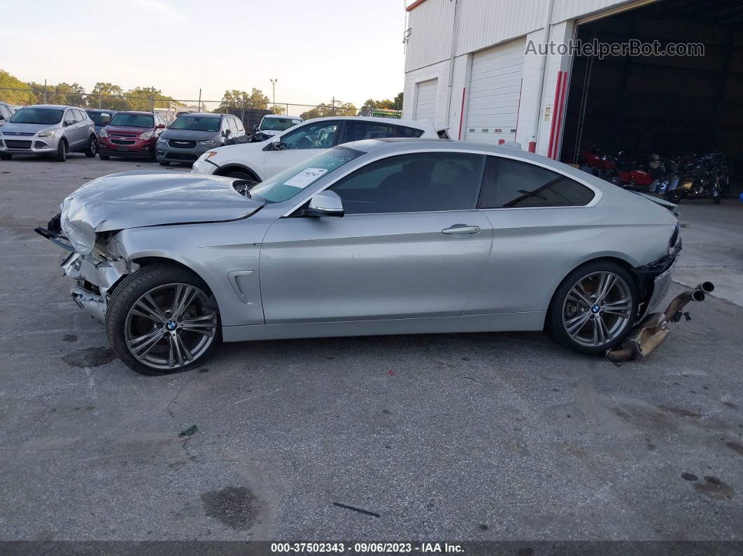 2016 Bmw 428i Xdrive Silver vin: WBA3N9C54GK249648