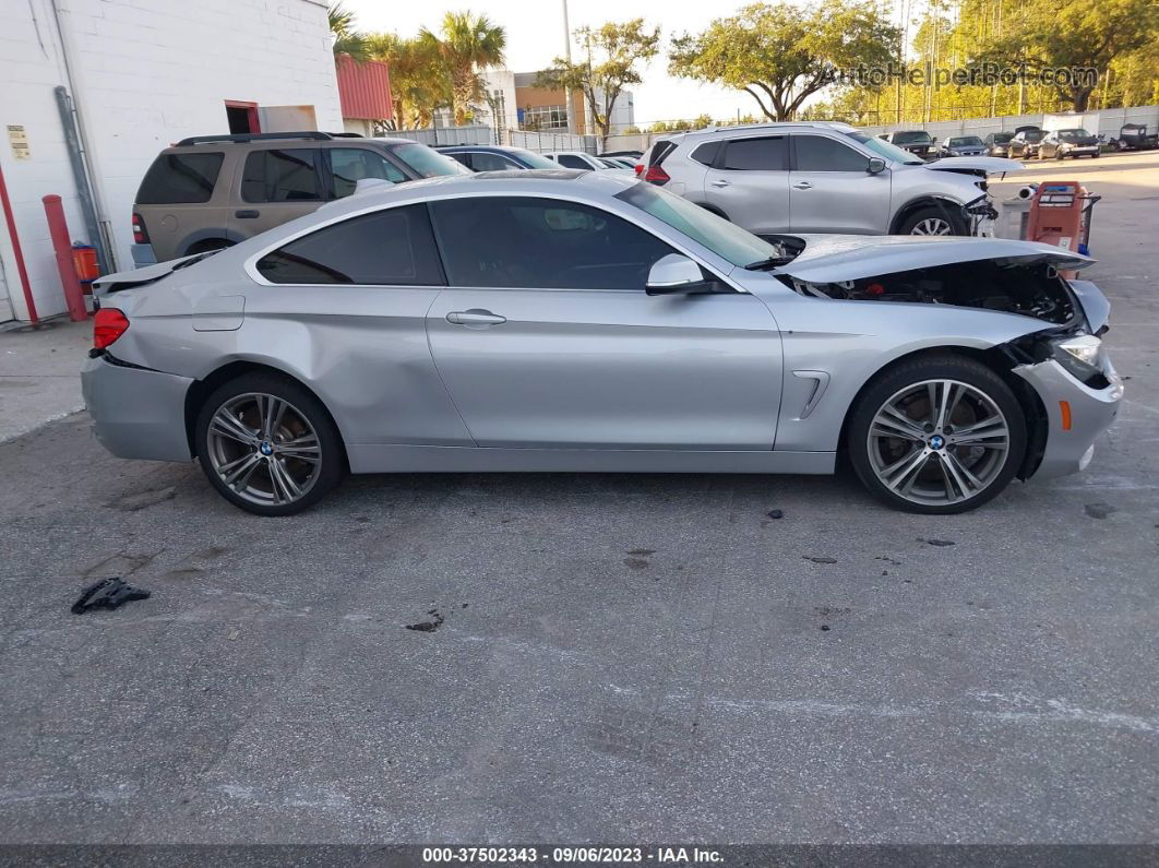 2016 Bmw 428i Xdrive Silver vin: WBA3N9C54GK249648