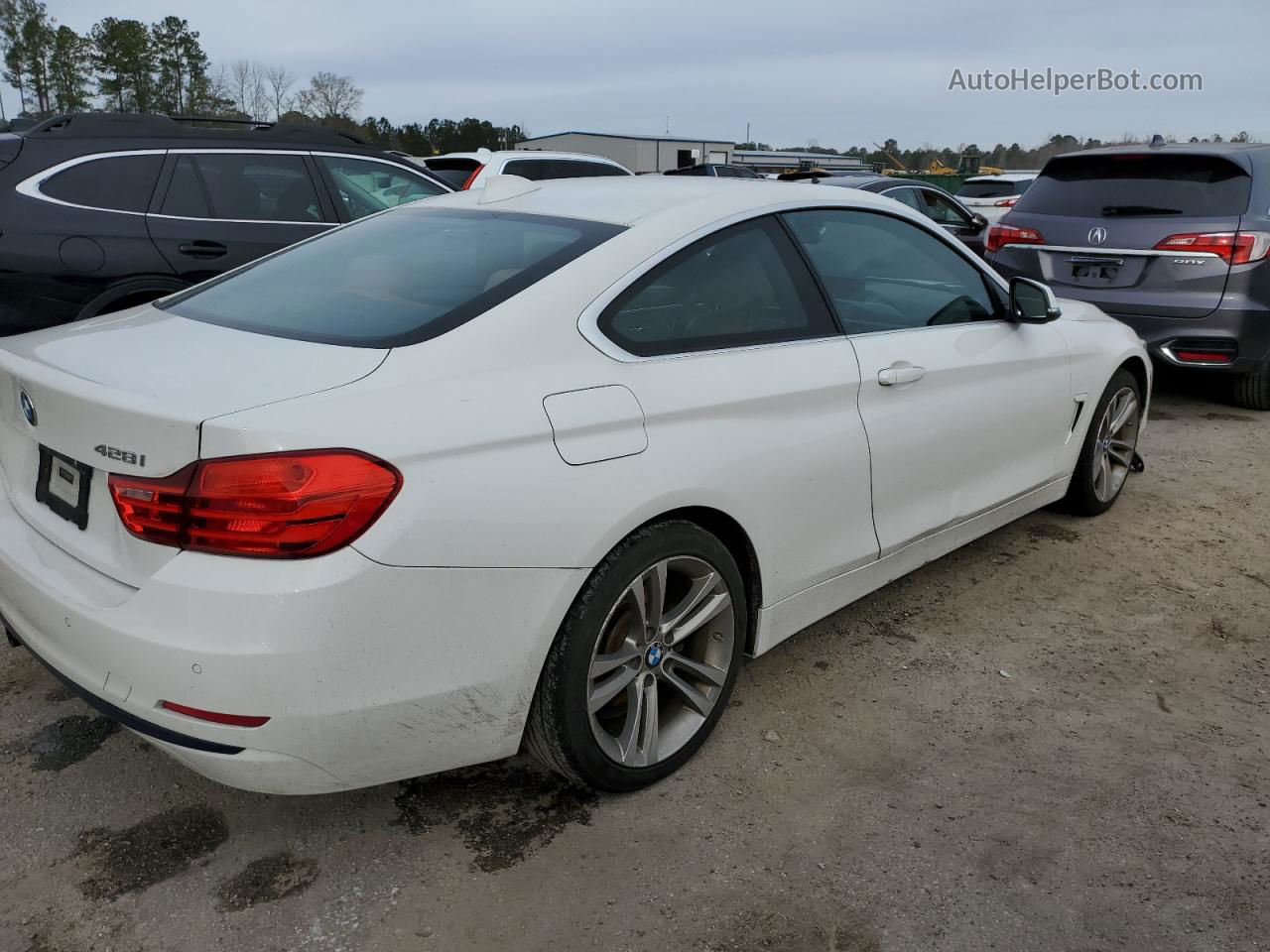 2016 Bmw 428 Xi White vin: WBA3N9C54GK250735