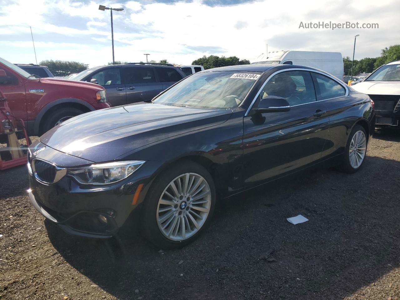 2016 Bmw 428 Xi Blue vin: WBA3N9C55GK248993