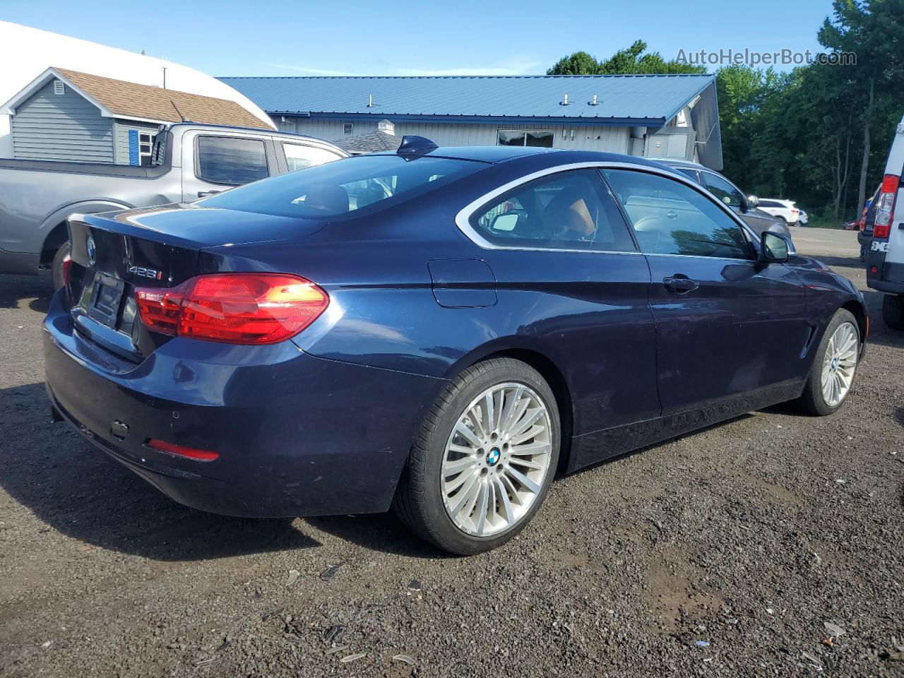 2016 Bmw 428 Xi Blue vin: WBA3N9C55GK248993