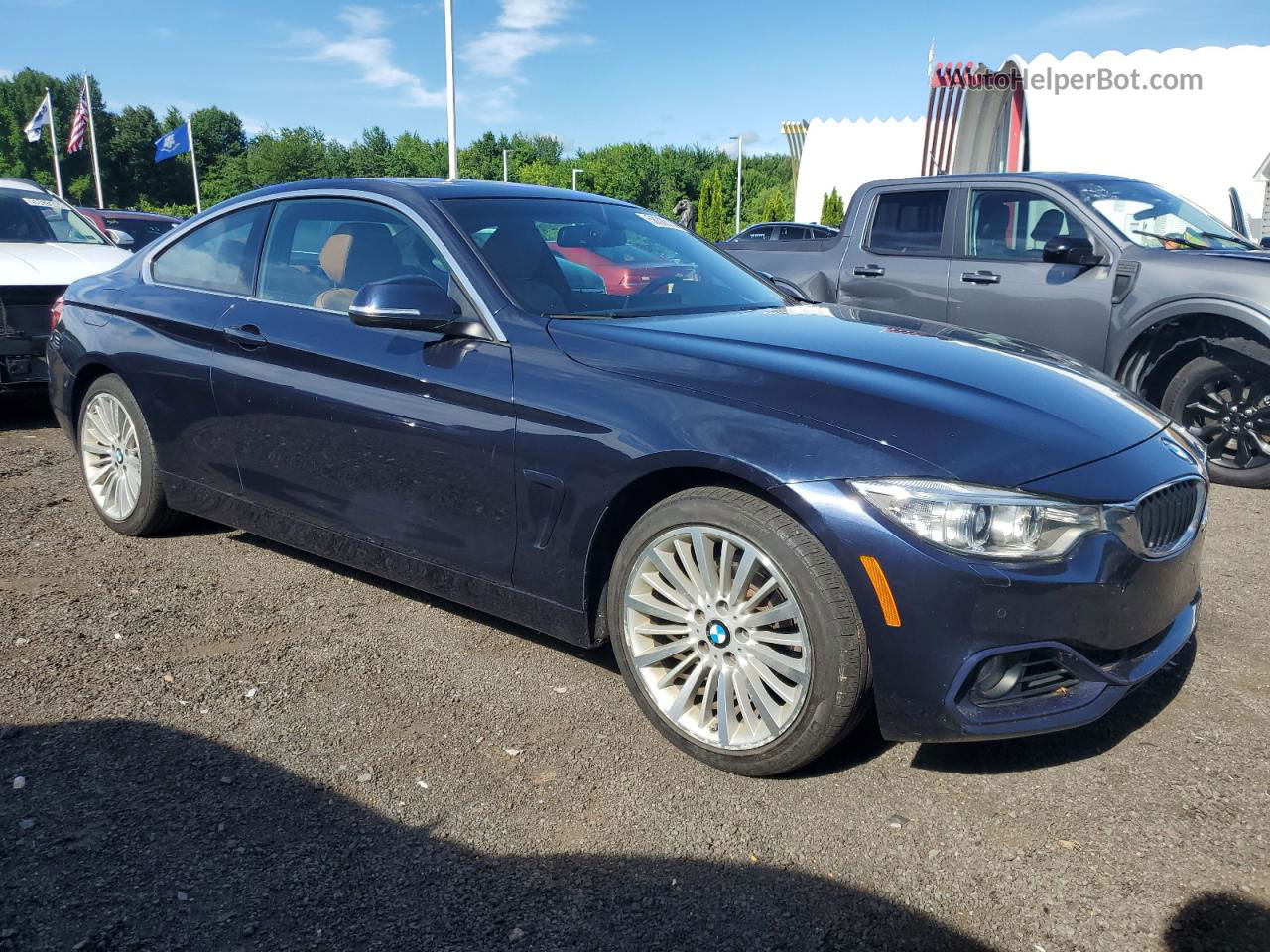 2016 Bmw 428 Xi Blue vin: WBA3N9C55GK248993