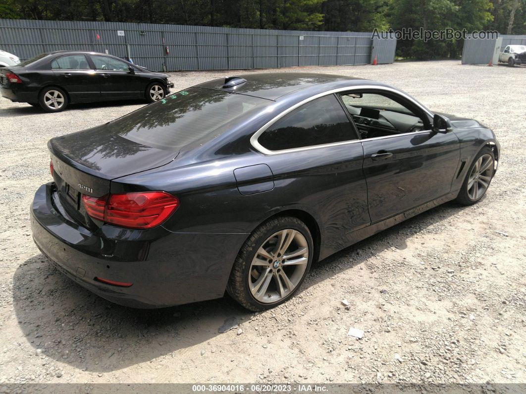 2016 Bmw 4 Series 428i Xdrive Синий vin: WBA3N9C55GK250789