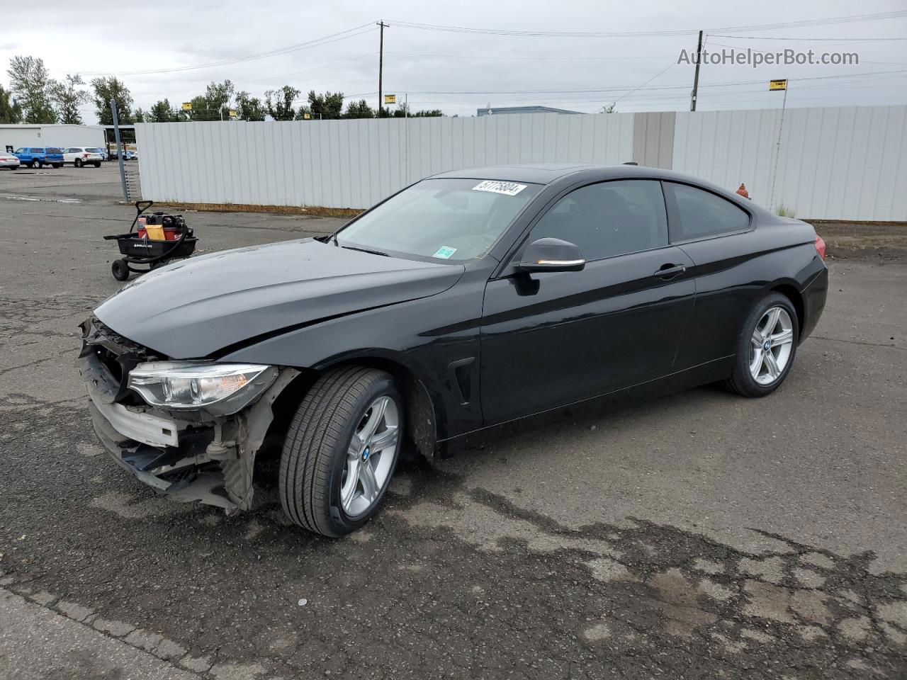 2015 Bmw 428 Xi Black vin: WBA3N9C56FK248287