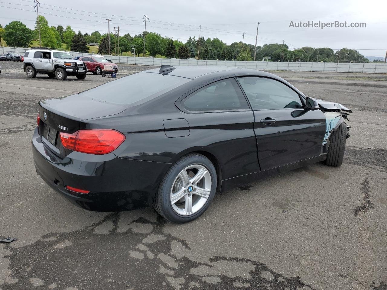 2015 Bmw 428 Xi Black vin: WBA3N9C56FK248287