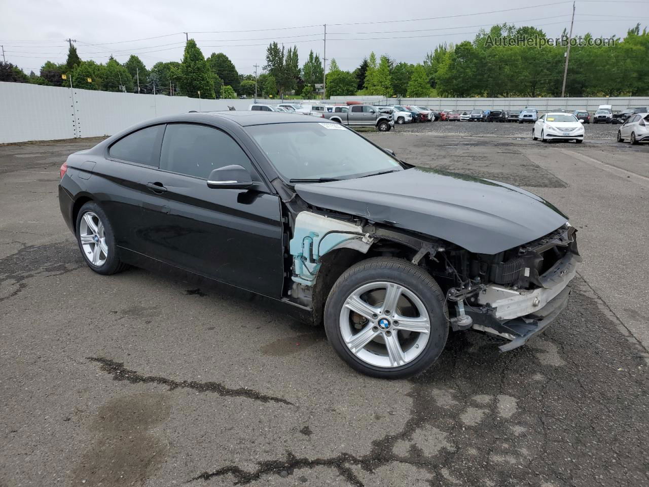 2015 Bmw 428 Xi Black vin: WBA3N9C56FK248287