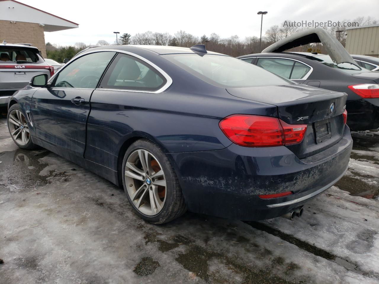 2016 Bmw 428 Xi Blue vin: WBA3N9C56GK248517