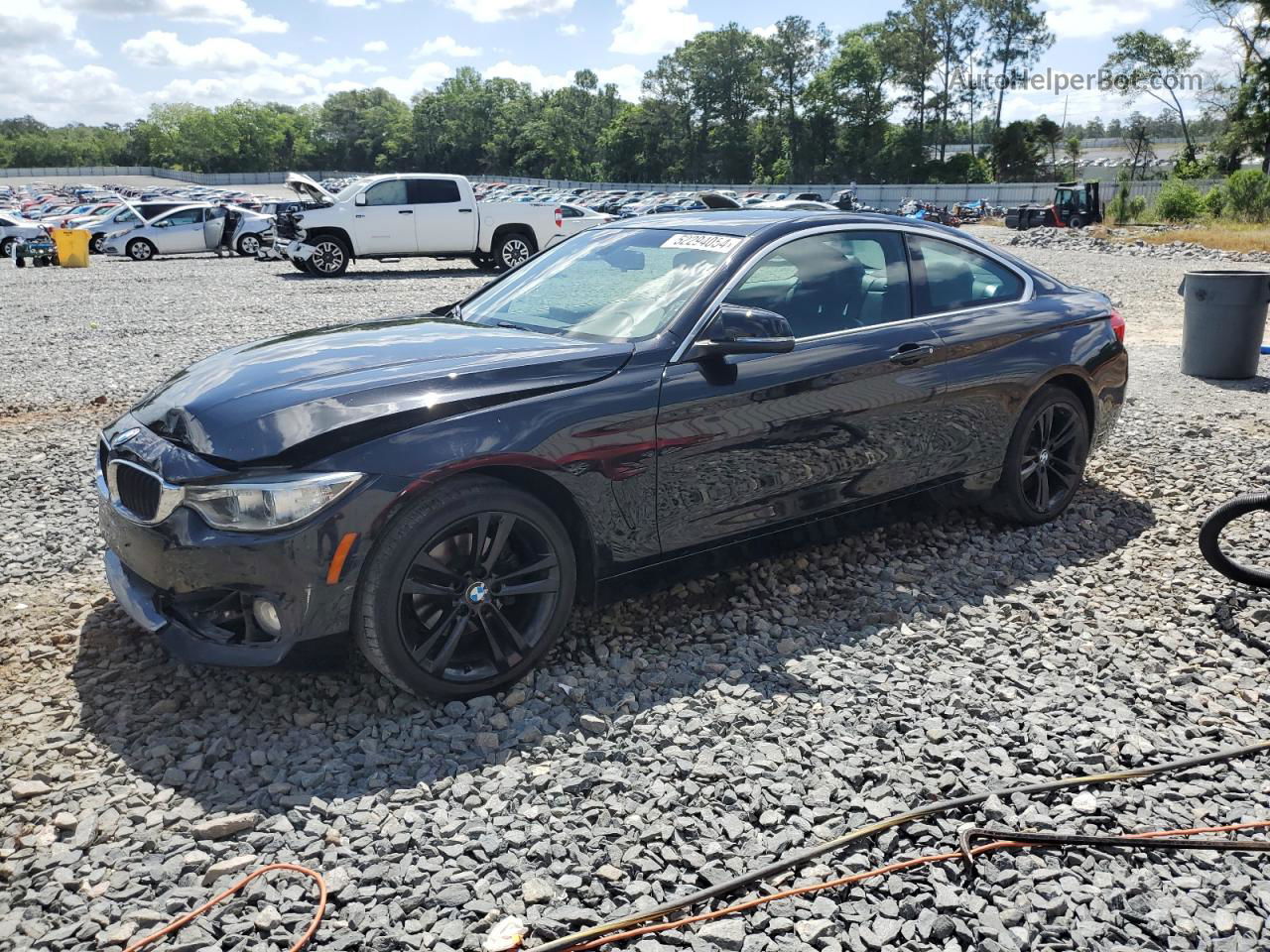 2016 Bmw 428 Xi Black vin: WBA3N9C56GK250624