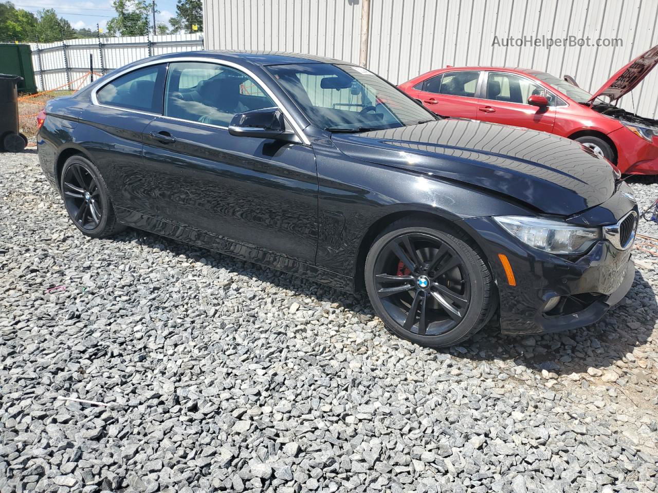 2016 Bmw 428 Xi Black vin: WBA3N9C56GK250624