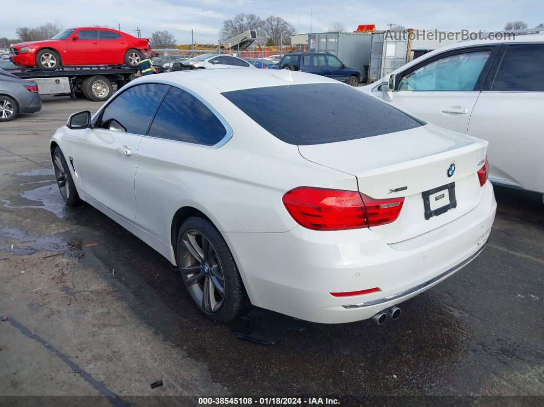 2016 Bmw 428i Xdrive White vin: WBA3N9C57GK248557