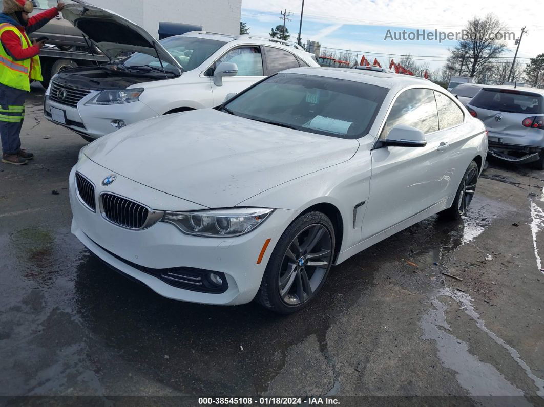 2016 Bmw 428i Xdrive White vin: WBA3N9C57GK248557