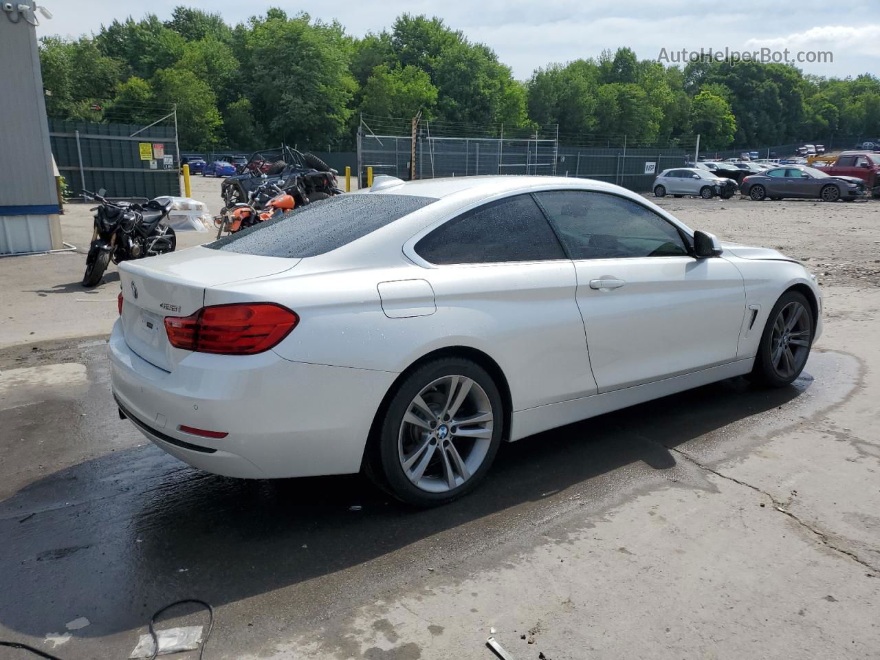 2016 Bmw 428 Xi Белый vin: WBA3N9C57GK250146