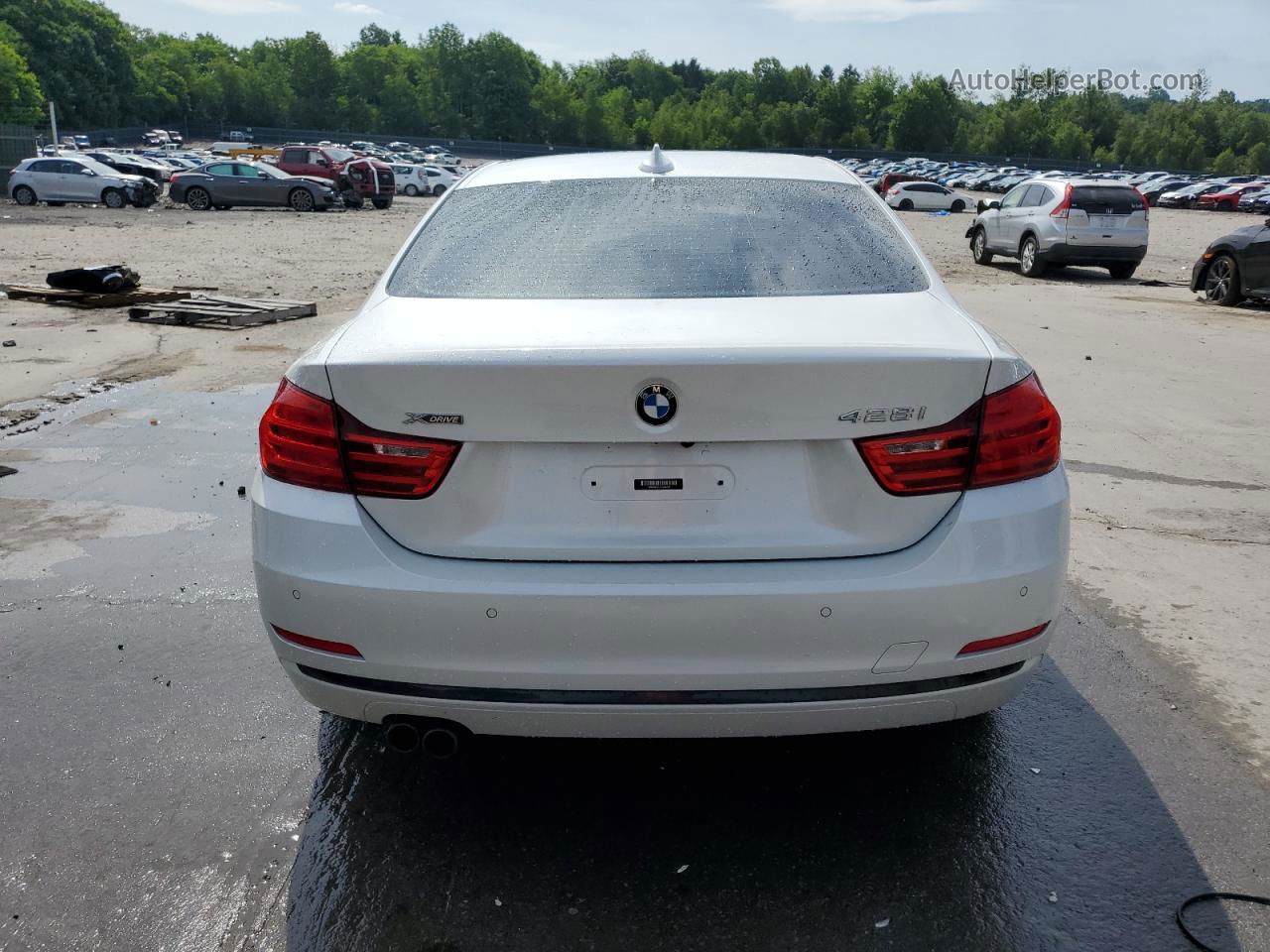 2016 Bmw 428 Xi White vin: WBA3N9C57GK250146