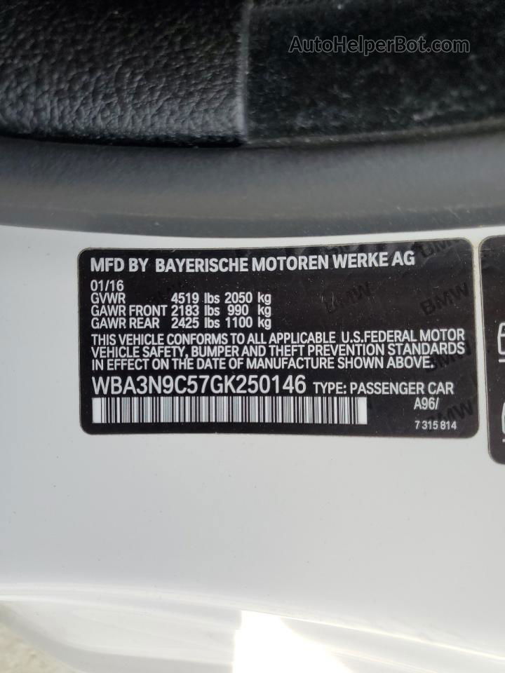 2016 Bmw 428 Xi Белый vin: WBA3N9C57GK250146